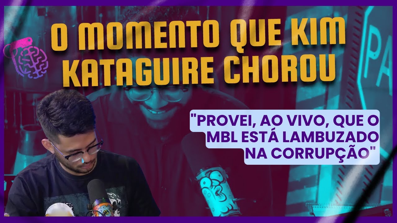 O momento que Kim Kataguire chorou