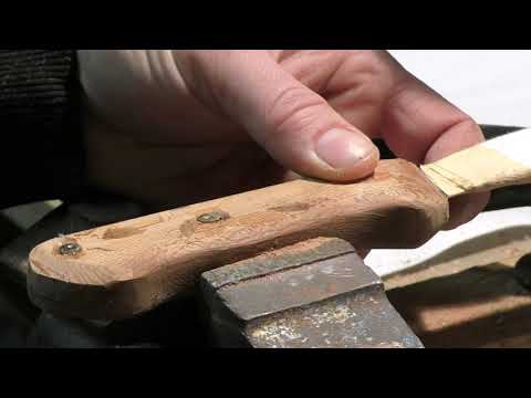 OLD,RUSTY KNIFE RESTORATION 4.