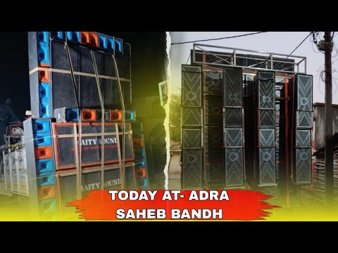 🛑 Live At Adra Saheb Bandh With Dj RJX & Maity Sound .