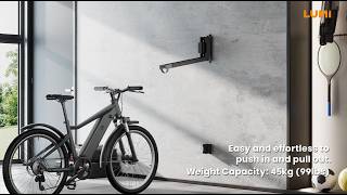 Swiveling Wall-Mounted Bike Racks | LBM16 Series | LUMI