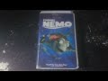 Finding Nemo VHS Review 20th Anniversary Edition Reupload Video