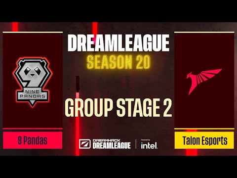 Dota2 - 9 Pandas vs Talon Esports - Game 2 - DreamLeague Season 20 - Group Stage 2