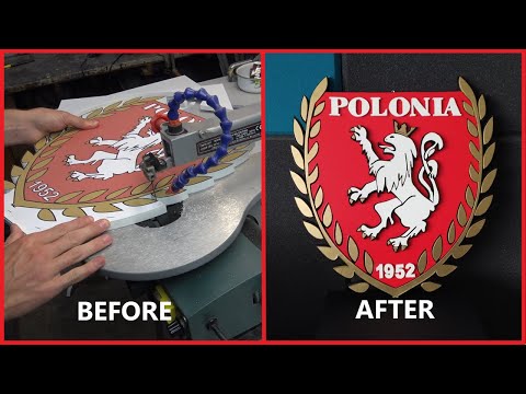 KS Polonia Bystrzyca Kłodzka / wykonuje herb Polonii Bystrzyca