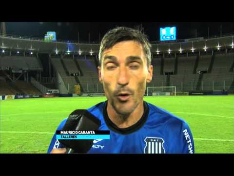 Caranta: "Hay que ir con tranquilidad". Talleres 2 - Guillermo Brown 1. Fecha 1. B Nacional 2016.