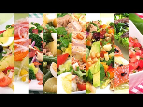 10 recetas de ensaladas, sencillas, fáciles y sanas