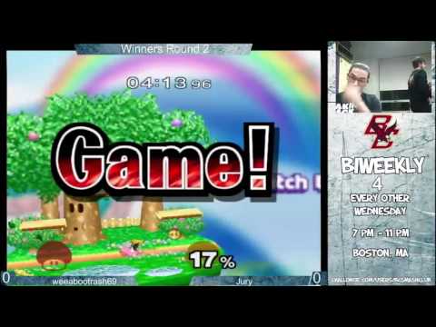 BC Biweekly 4: Winner's Round 2 - weeabotrash69 (Luigi) vs. Jury (Peach)