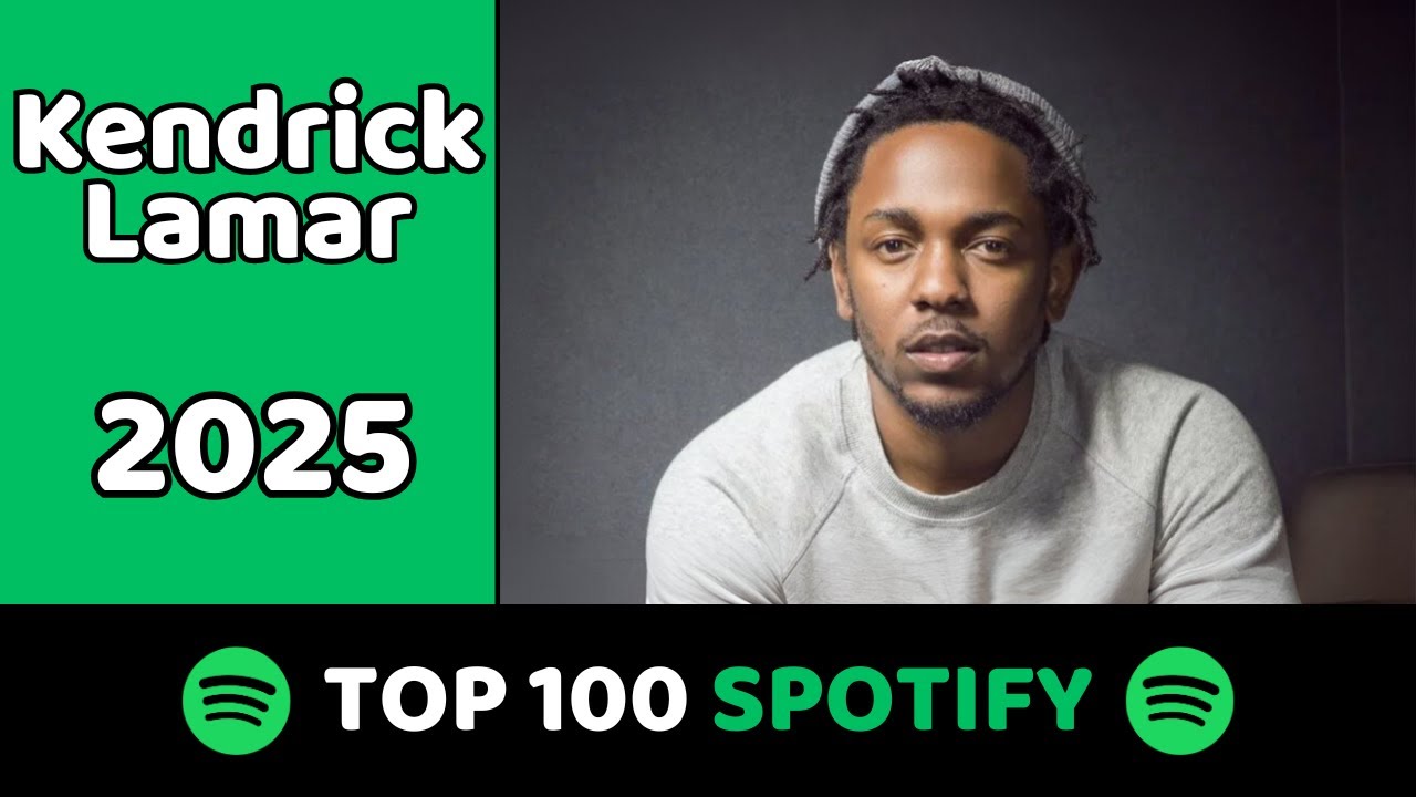 TOP 100 Spotify | Kendrick Lamar 2025