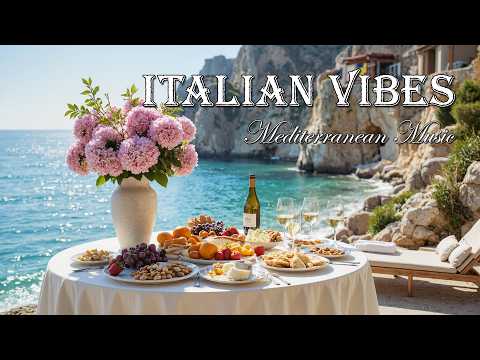🎶 Italian Serenity & Mediterranean Melodies 🎶 3+ Hours Serene Amalfi Coast & Lake Como Beautiful 4K