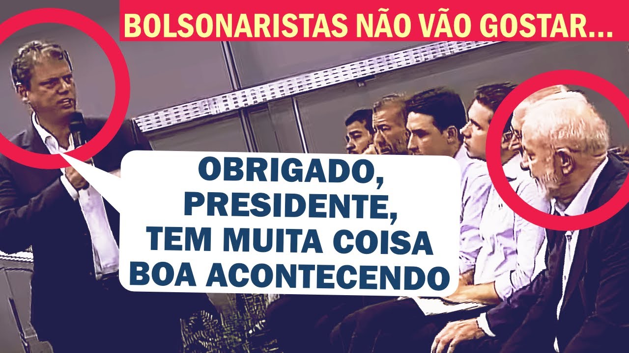 "É LULA": AO LADO DE LULA, TARCÍSIO AGRADECEU A LULA E AO TIME DE LULA | Cortes 247