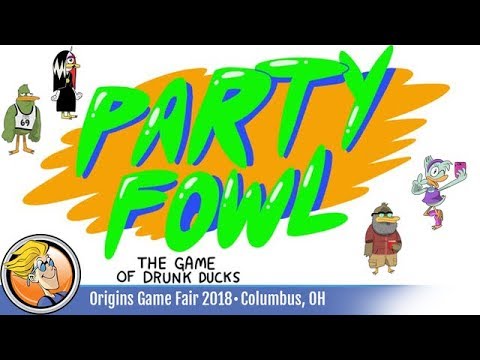 Party Fowl: The Game of Drunk Ducks — game preview at Origins 2018 - YouTube