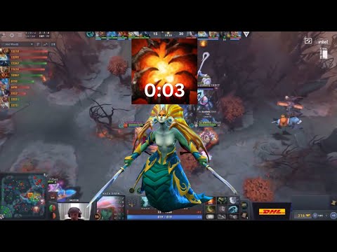 Beast coast waits for Naga's Aegis to expire before killing her (Beastcoast vs Tundra DreamLeague19)
