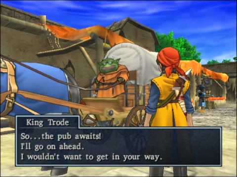 51 Dragon Quest 8 Cut-scene - Arriving at Pickham