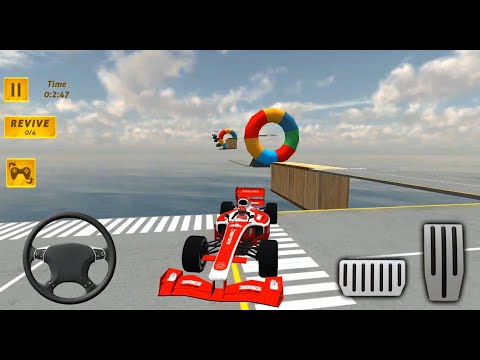 Impossible Car Tracks 3d: Formula Driving Stunts Levels 23 & 24 Completed - Android Gameplay