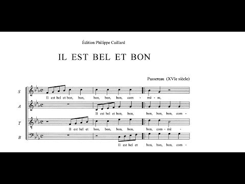 Il est bel et bon  (Pierre Passereau)