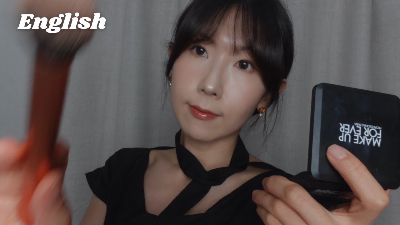 ASMR Your Mean Girlfriend Does Your Makeup(Layered Sounds)