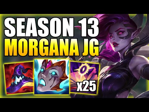 HOW TO PLAY MORGANA JUNGLE & CARRY THE GAME IN S13! - Best Build/Runes S+ Guide - League of Legends