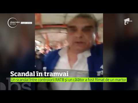 Scenă şocantă într-un tramvai, în Bucureşti. Un scandal ce îi are protagonişti pe controlori