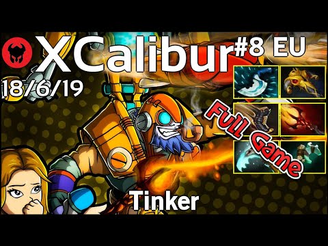 XCalibur [SNG] plays Tinker!!! Dota 2 Full Game 7.22
