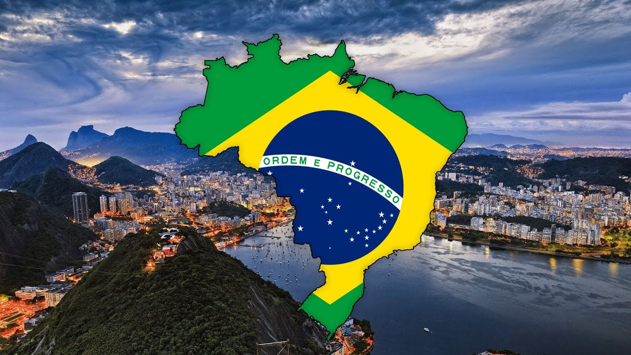 Brazil [Flag Map]