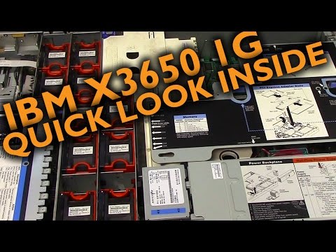 Messing with an old IBM X3650 server