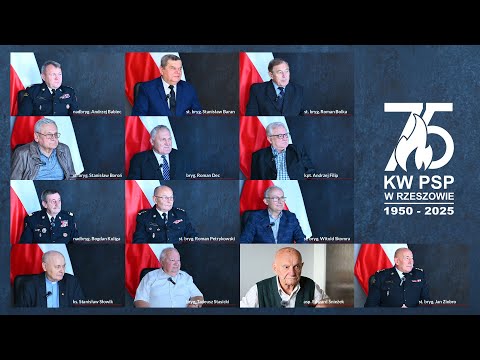 Jubileusz 75-lecia Komendy Wojewódzkiej PSP w Rzeszowie - rozmowy o służbie, pasji i poświęceniu...