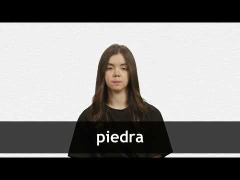 How to pronounce PIEDRA in European Spanish