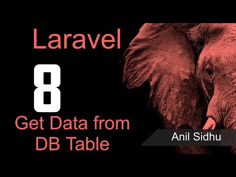 Laravel 8 tutorial Database configuration and Fetch Data