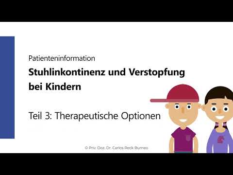 Therapeutische Optionen bei Stuhlinkontinenz und Verstopfung (Obstipation) bei Kindern