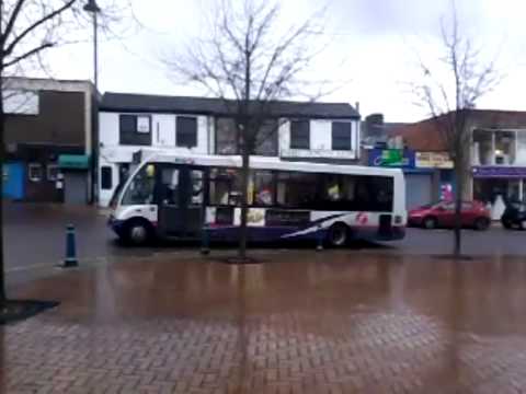Firstbus Optare Solo 53145 MX54GZC On 387 To Hyde At Stalybridge On The 23/01/2014