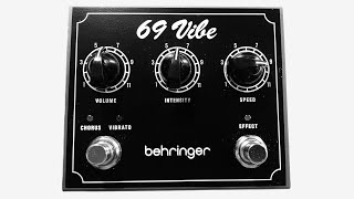 Behringer 69 Vibe Chorus/Vibrato Pedal - What To Know & Where To