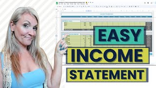 Easy spreadsheet for tracking business income and expenses