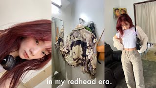 needed an energy shift so i dyed my hair red 👩🏻‍🦰🤳🏻 A VLOG