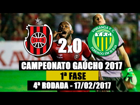 G.E.Brasil 2x0 Ypiranga - Gauchão 2017 - 17/02/2017