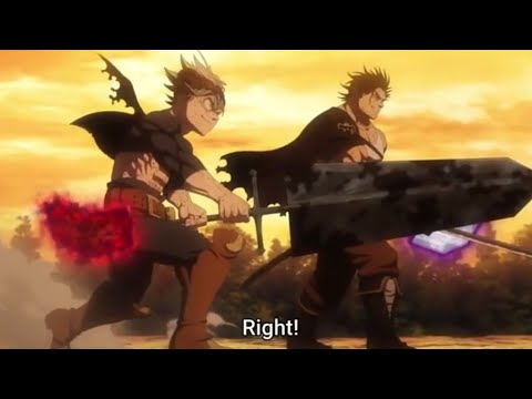 Asta and Yami vs Dante Demon King (Full Fight) Black Clover
