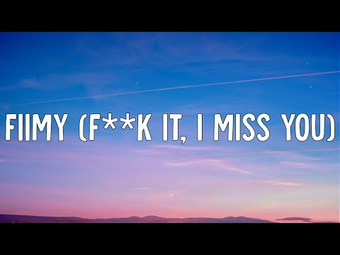 Winnetka Bowling League & Demi Lovato - fiimy (f**k it, i miss you) (Lyrics Video)