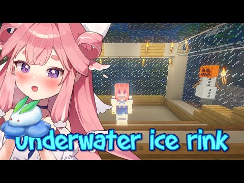 EPIC Minecraft Underwater Ice Palace Build!