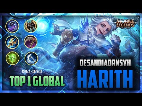 Mobile Legends Harith Pro Gameplay TOP 1 Global 13 Kills ComeBack