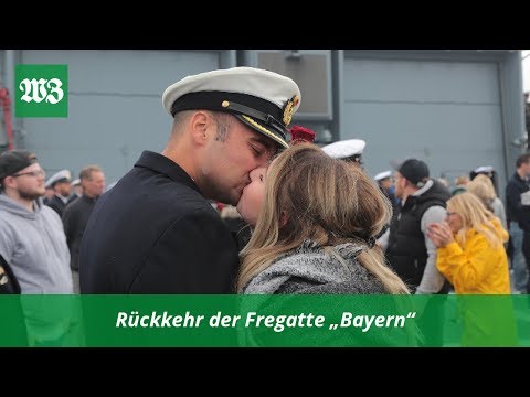 Rückkehr der Fregatte "Bayern" | Wilhelmshavener Zeitung