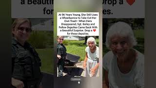 Deputies Surprised 96-Year-Old With New Wheelbarrow After Hers Disappeared #shorts #Kindness❤️