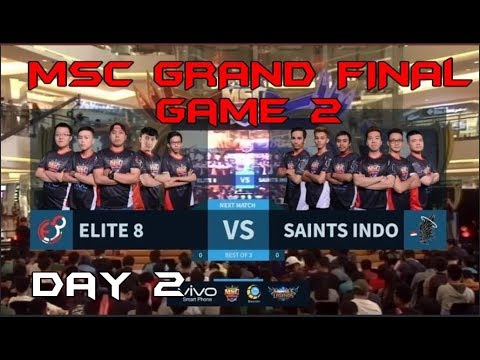 SAINTS INDO VS ELITE 8 (GAME 2) | EPIC BACKDOOR | Oura is SAVAGE | MSC DAY 2 (Mobile Legends)
