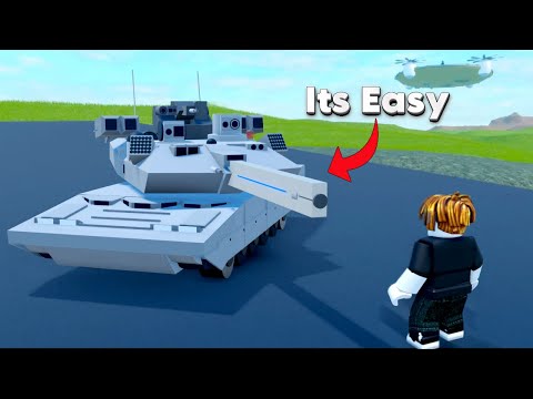 How To Create Your Own Deadliest Tank | Roblox Plane Crazy