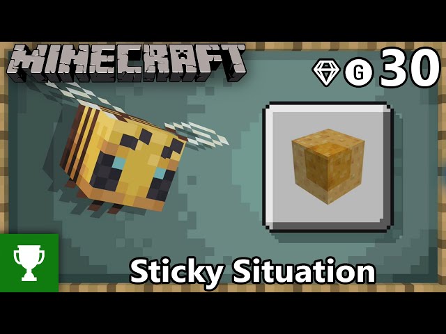 Minecraft Achievement Guide Sticky Situation