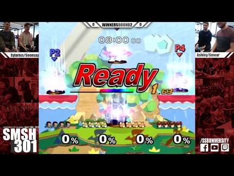 SMSH 301 - Soonsay + Sylarius vs. Ashley + Smear - Melee Doubles WQ
