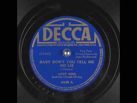 Baby Don't You Tell Me No Lie cover