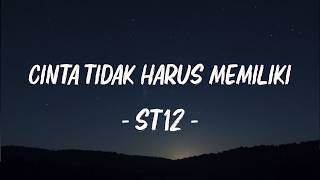 Download lagu ST12 - Cinta Tidak Harus Memiliki | Lirik Lagu mp3