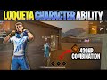 Luqueta character ability full details | Luqueta character ability