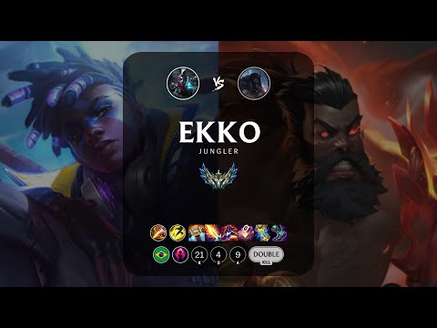 Ekko Jungle vs Udyr - BR Challenger Patch 13.7