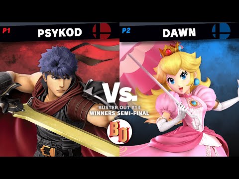 Buster Out #14 - PsyKoD (Ike) VS Dawn (Peach) - Winners Semi Final