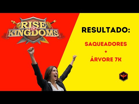 Resultado Saqueadores | Árvore de 7k | 2656 | Rise of Kingdoms