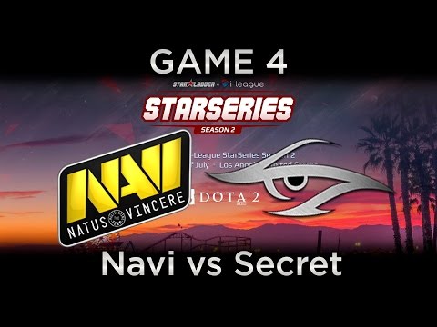 NaVi vs Secret. Game #4. Starladder S2. Grand Final. Dota 2